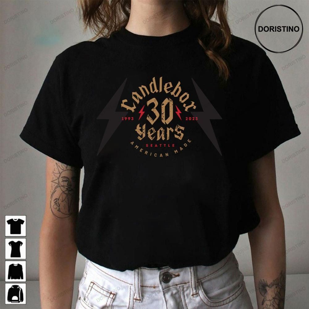 30 Years Seattle American Made 1993 2023 Candlebox Limited Edition T-shirts